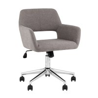 Стул офисный ROSS рогожка темно-серый