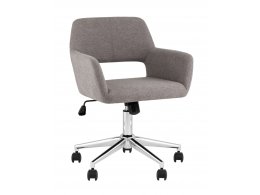 Стул офисный ROSS рогожка темно-серый