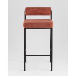 Стул полубарный Балла букле коралловый