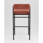 Стул полубарный Балла букле коралловый