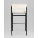 Стул полубарный Балла букле молочный