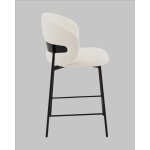 Стул полубарный Блейз букле белый