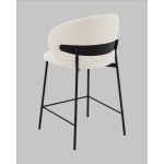 Стул полубарный Блейз букле белый