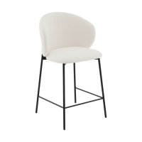 Стул полубарный Блейз букле белый