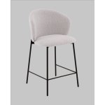 Стул полубарный Блейз букле светло-серый