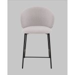 Стул полубарный Блейз букле светло-серый