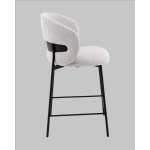 Стул полубарный Блейз букле светло-серый