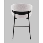 Стул полубарный Блейз букле светло-серый