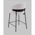 Стул полубарный Блейз букле светло-серый