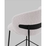 Стул полубарный Блейз букле светло-серый