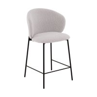 Стул полубарный Блейз букле светло-серый