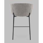 Стул полубарный Тисдейл букле серый