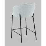 Стул полубарный Тисдейл букле светло-голубой