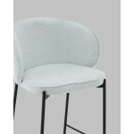 Стул полубарный Тисдейл букле светло-голубой
