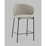 Стул полубарный Тисдейл букле светло-зеленый