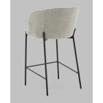 Стул полубарный Тисдейл букле светло-зеленый