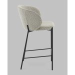 Стул полубарный Тисдейл букле светло-зеленый