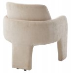 Кресло CUBE AT5139-09 Св. бежевый, ткань/каркас металл в тканевой обивке AT5139-09 ®DISAUR