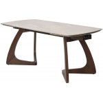 Стол DAKAR 180 GLOSS AMBER JADE SOLID CERAMIC / Орех, ®DISAUR Стол DAKAR 180 GLOSS AMBER JADE SOLID CERAMIC / Орех, ®DISAUR