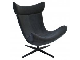 Кресло TORO графит, искусственная замша