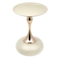 Кофейный столик Angel 40x55см, белый, металл