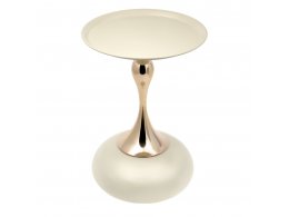 Кофейный столик Angel 40x55см, белый, металл