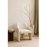 Кресло CUBE AT5139-09 Св. бежевый, ткань/каркас металл в тканевой обивке AT5139-09 ®DISAUR