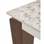 Стол ESMIR 160 GLOSS LUXURY PANDORA SOLID CERAMIC/орех, ®DISAUR