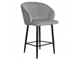 Стул полубарный Paola темно-серый