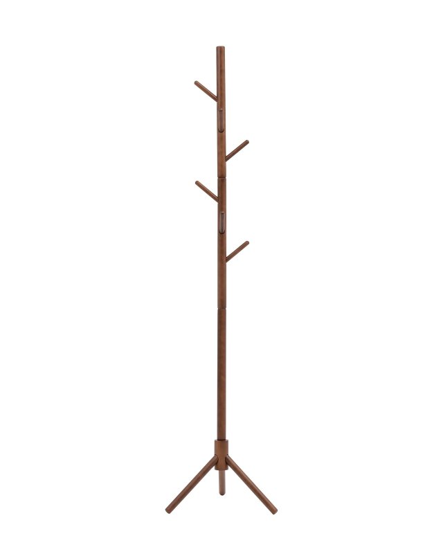 Вешалка напольная Hook темное дерево