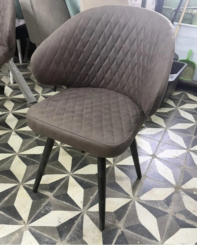 Стул ХИЛТ 360 град.поворот., цвет B28 Темно-серый, велюр / черный каркас М-City Стул ХИЛТ 360 град.поворот., цвет B28 Темно-серый, велюр / черный каркас М-City