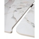 Стол EDER 160 GLOSS COLD JADE SOLID CERAMIC / Орех, ®DISAUR