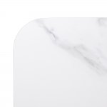 Стол Festa 140x85x77см, керамогранит белый мрамор