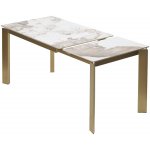 Стол CORNER 120 GLOSS LUXURY PANDORA SOLID CERAMIC / шампань, ®DISAUR