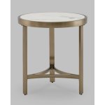 Журнальный столик Адриана 50*50 см светлая керамика