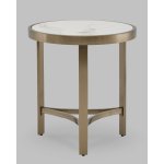 Журнальный столик Адриана 50*50 см светлая керамика