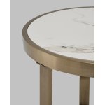 Журнальный столик Адриана 50*50 см светлая керамика