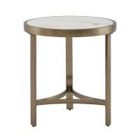 Журнальный столик Адриана 50*50 см светлая керамика