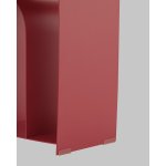 Журнальный столик Arwel металл бордовый