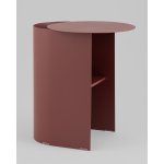 Журнальный столик Floire металл бордовый