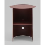 Журнальный столик Floire металл бордовый