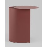 Журнальный столик Floire металл бордовый