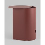 Журнальный столик Floire металл бордовый