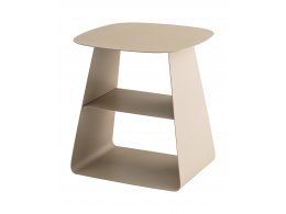 Журнальный столик Leyre металл бежевый