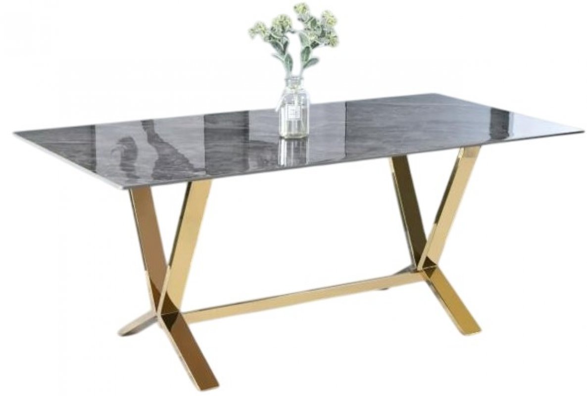 Стол обеденный Дориан DT-2853.1, 180х90х75 см, серый мрамор