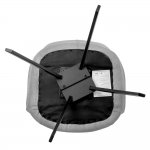 Комплект из 2-х стульев Grant серый шенилл на поворотном механизме