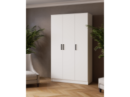 Шкаф комбинированный Ларс (1,2) без зеркала белый