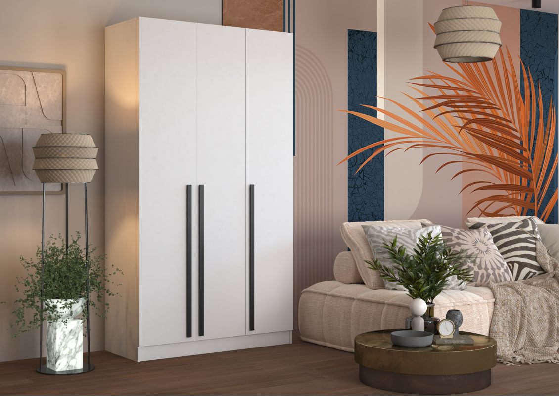 Шкаф Бостон 1200*2200*500 (Белый)