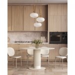 Стул обеденный Pip бежевый кремовые ножки NP