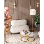 Диван Стоун new ткань букле молочный